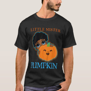 Kids Little Mister Pumpkin In The Patch Black Mela T-Shirt