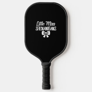 Kids Little Ms Shenanigans Cute St Patricks Day Ki Pickleball Paddle