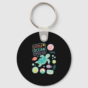 Kids little ocean protector sea turtle kids key ring
