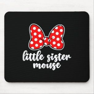 Kids Little Sister Mouse Bow Family Vacation -yout Pad