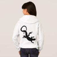 Kid's Lizard Art Jacket Hooded Reptile Hoodies
