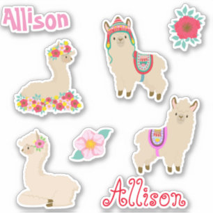 Kids Llama Personalised Fun set