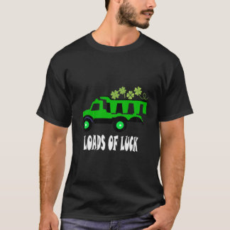 Kids Loads Of Luck Tractor Toddler Boys St Patrick T-Shirt