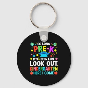 Kids long pre k graduation kindergarten here come key ring