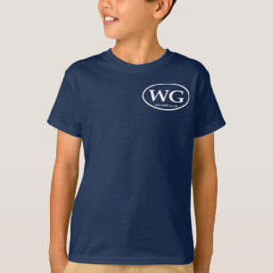 Kids Long Sleeve Navy WG T-shirt