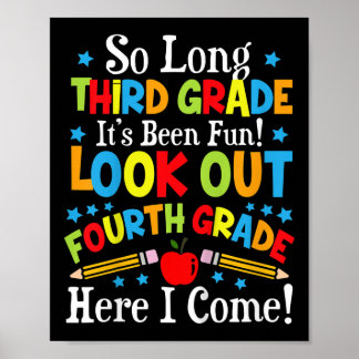 Kids Look Out Fourth Grade, Here I Come Back To Sc Poster