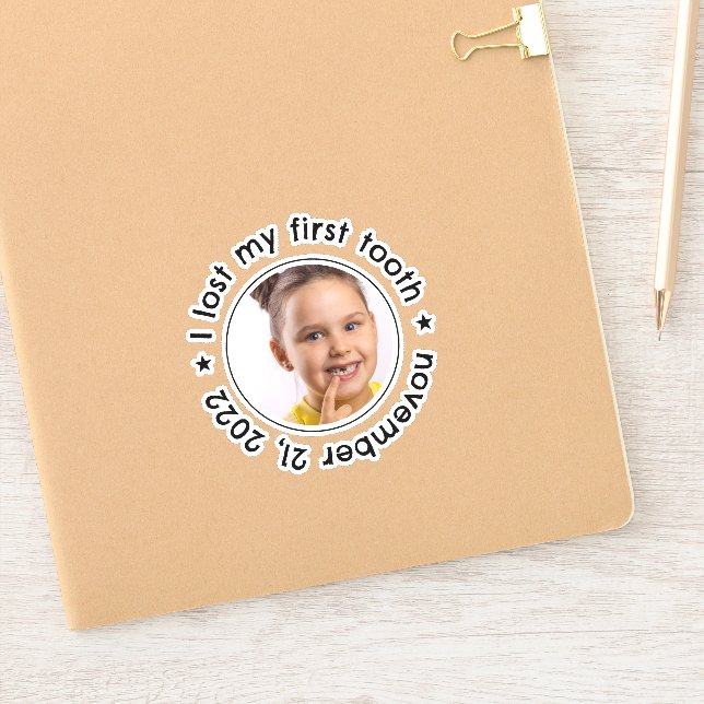 Kid's Lost First Tooth Congratulations Milestone (Notebook)