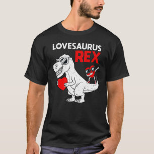 Kids Lovesaurus Rex Dab Heart Dino Toddler Boys Va T-Shirt