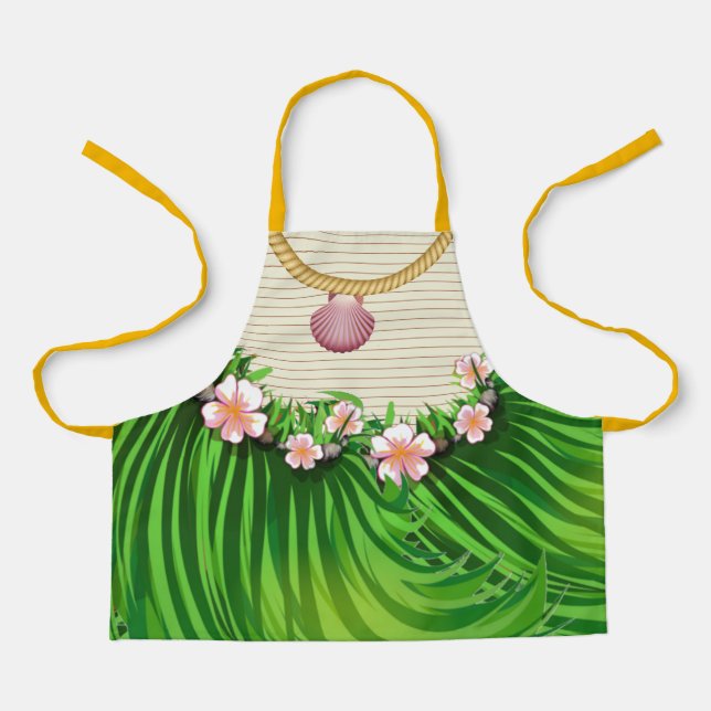 Kids Luau or Let's Just Hula Apron (Front)