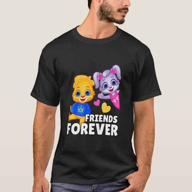Kids Lucas And Ruby Friends Forever Kids Best Frie T-Shirt (Front)