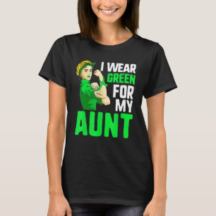 Kids Lymphoma Awareness Rosie I Wear Green For My T-Shirt