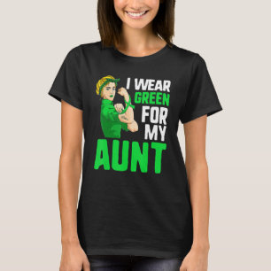Kids Lymphoma Awareness Rosie I Wear Green For My T-Shirt
