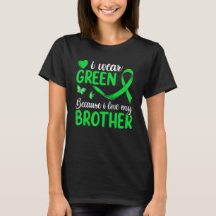 Kids Lymphoma Matching I Wear Green For My Brothe T-Shirt
