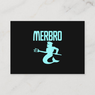 Kids Majestic Merbro Swimming Merman Design Enclosure Card