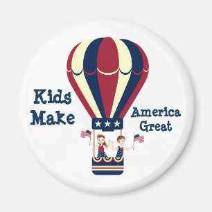 Kids Make America Great Magnet
