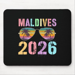 Kids maldives 2026 vacation surfer trip moms bff mouse pad
