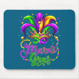 Kids Mardi Gras Parade Outfit Jester Mouse Pad