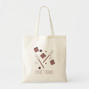 Kids Marshmallows Chocolate Library Book  Tote Bag