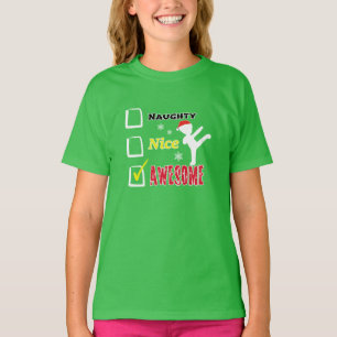 Kids Martial Arts Christmas T-Shirt