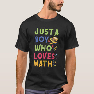 Kids Math Apparel For Math Mathematics Geek 2 T-Shirt
