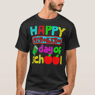 Kids Math Formula Happy 100 Days Of School 100th D T-Shirt
