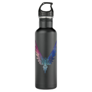 Kids Maverick Galaxy Logo - Logan Paul Merch Class 710 Ml Water Bottle