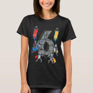 Kids Mediaeval Knights Middle Ages History Castle T-Shirt