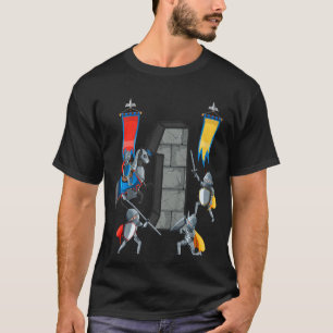Kids Mediaeval Knights Middle Ages History Castle  T-Shirt