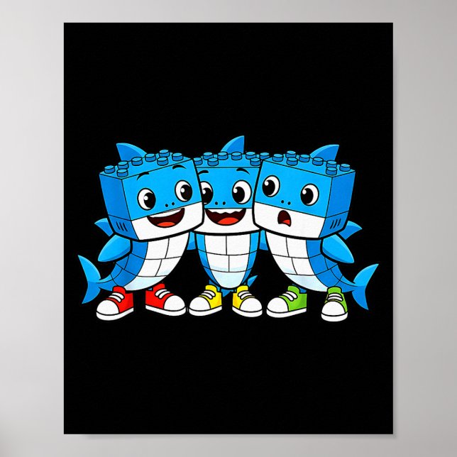 Kids Meme Funny Italian Brainrot Kids Boys Girl Me Poster (Front)