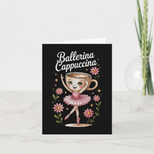 Kids Meme Italian Brainrot Ballerina Cappuccina T- Card