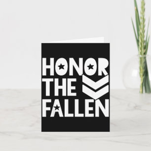 Kids memorial day boys girls armed forces honour K Card