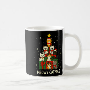 Kids Men Women Meowy Catmas Funny Christmas Cats C Coffee Mug