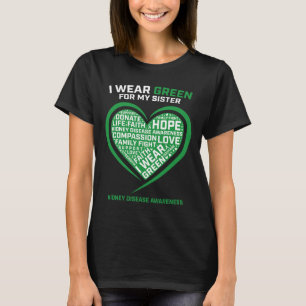 Kids Men Women Sister Kidney Disease Transplant Aw T-Shirt