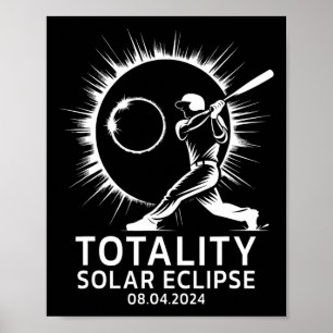 Kids Mens Toddler Boys Total Solar Eclipse 2024  Poster