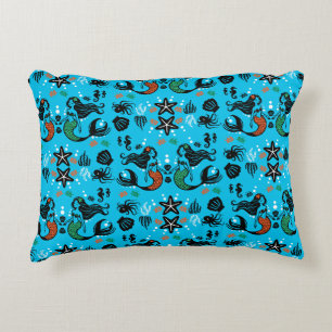 Kids Mermaid Beach Decorative Cushion
