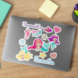 Kids Mermaid Friends Personalised Fun set