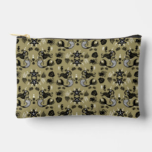 Kids Mermaid Gold Beach Accessory Pouch