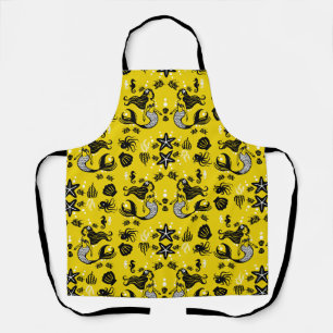 Kids Mermaid Yellow Beach Apron