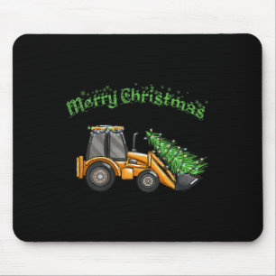 Kids Merry Christmas (front Loader) Mouse Pad