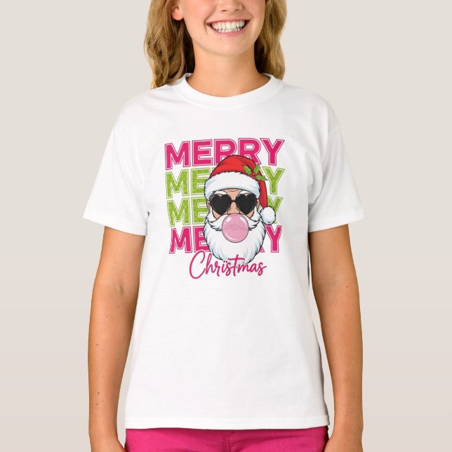 Kids Merry Christmas T-Shirt (Front)