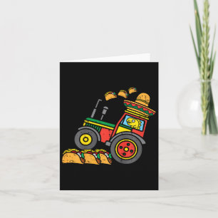 Kids Mexican Tractor Farmer Toddler Boys Cinco De Card