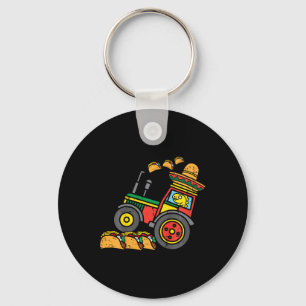 Kids Mexican Tractor Farmer Toddler Boys Cinco De Key Ring