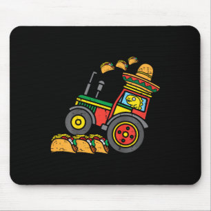 Kids Mexican Tractor Farmer Toddler Boys Cinco De Mouse Pad