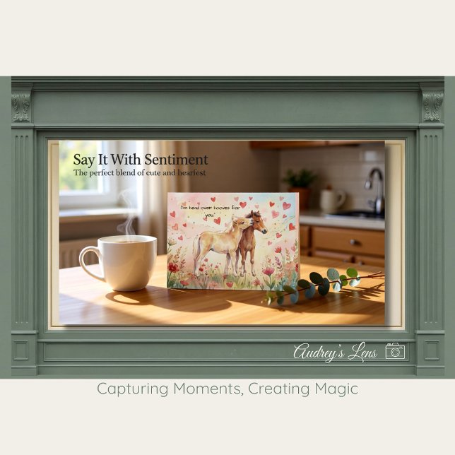 Kids Miniature Horse Valentine Exchange Card (Creator Uploaded)