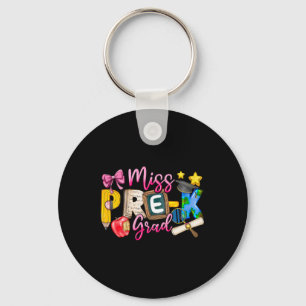 Kids Miss Pre-k Grad Graduation Girl Kid Last Day Key Ring