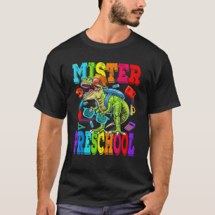 Kids Mister Preschool Dude Monster Truck Dinosaur T-Shirt