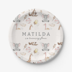 Kids' Modern Carnival Circus   Girls Birthday  Paper Plate