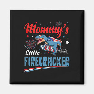 Kids Mommys Little Firecracker Independence Day Fi Magnet