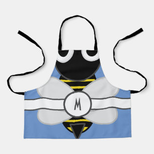 Kids Monogrammed BumbleBee Apron