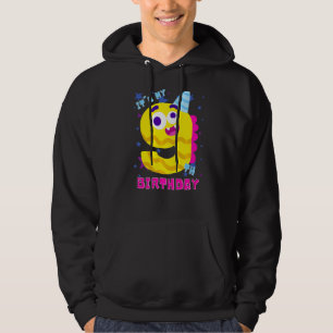 Kids Monster 9 Year Old Happy Birthday It's My 9th Hoodie